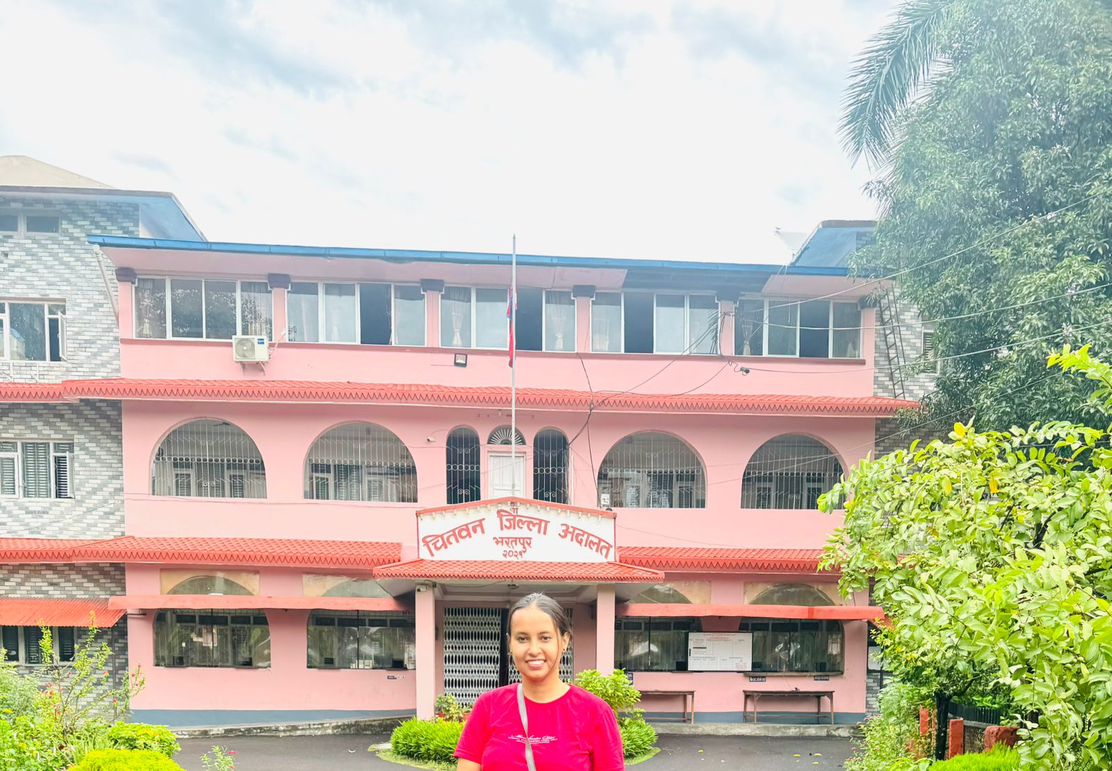 Another professional look of Advocate Suraksha Acharya.