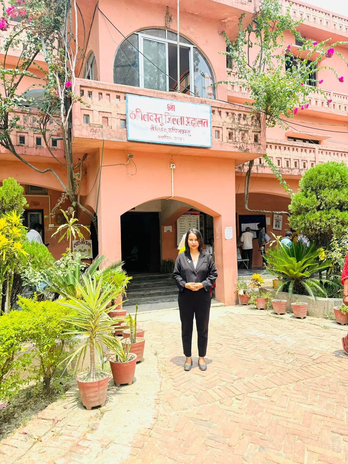 Another professional look of Advocate Suraksha Acharya.