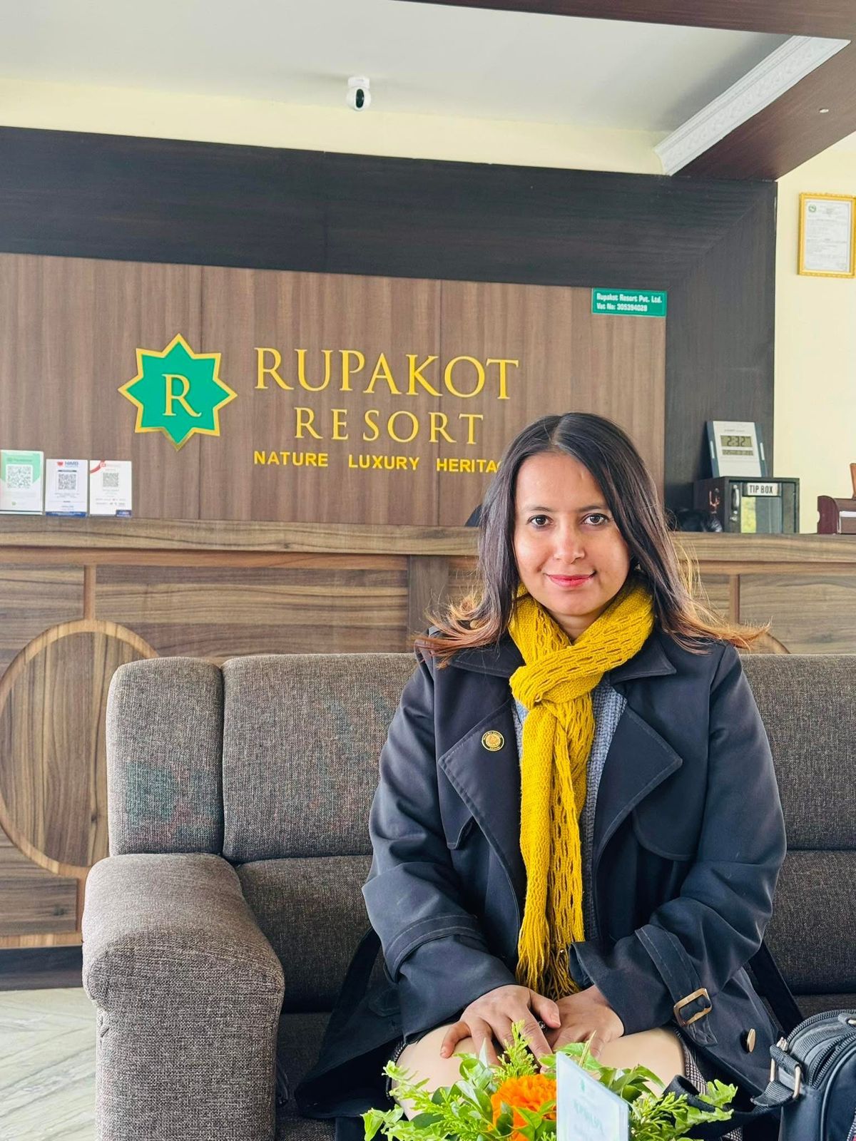 Another professional look of Advocate Suraksha Acharya.