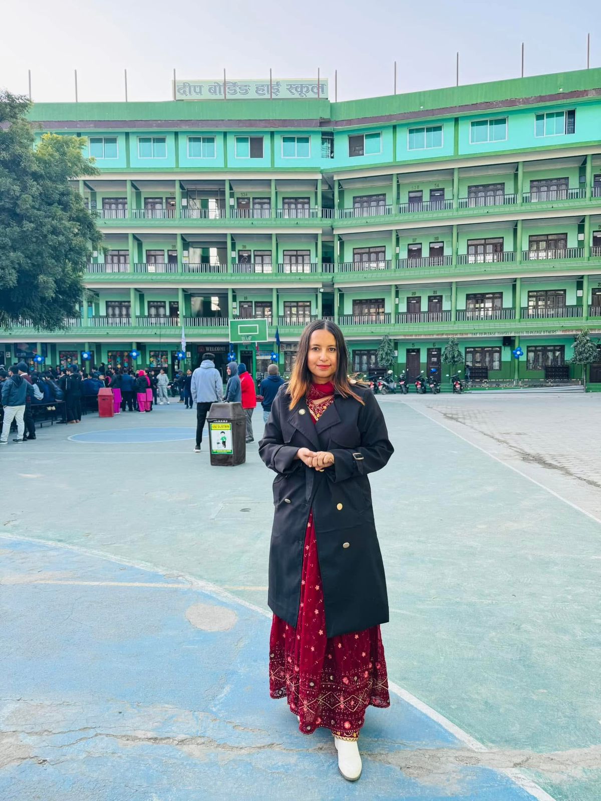 Another professional look of Advocate Suraksha Acharya.