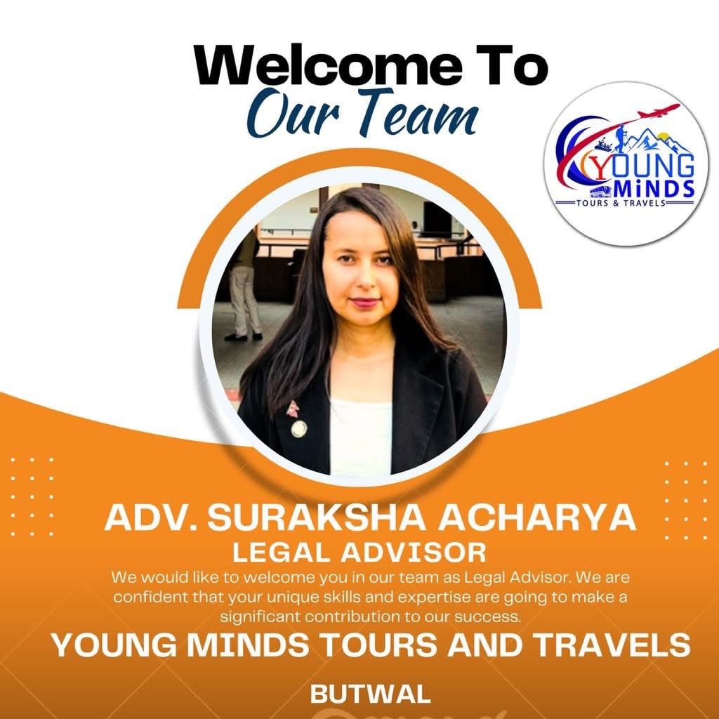 Another professional look of Advocate Suraksha Acharya.